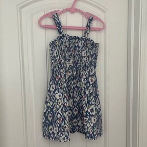 OshKosh B'gosh Blue and White Patterned Dress